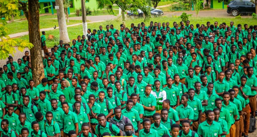 Students at St. Hubert Seminary SHS